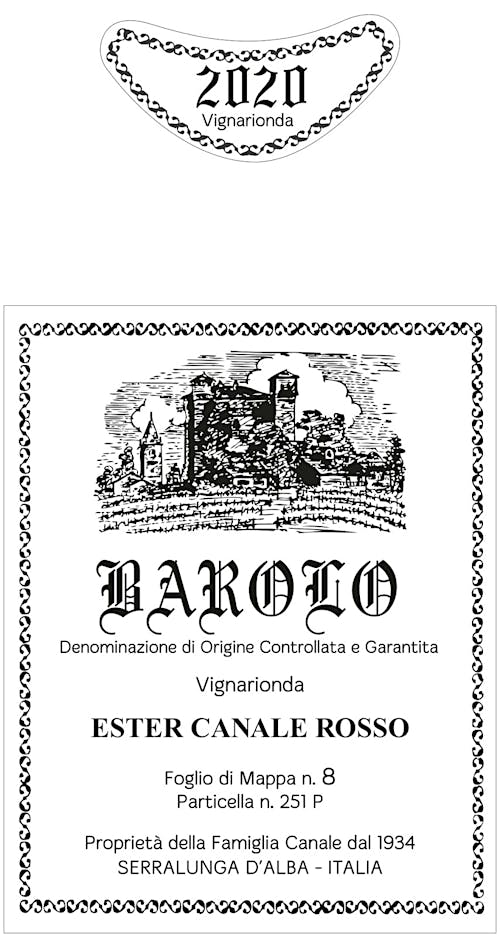 giovanni-rossobarolo-ester-canale-vigna-rionda Label