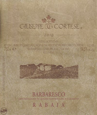 Label for Giuseppe Cortese