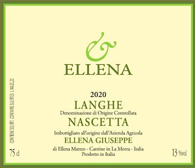 Label for Giuseppe Ellena