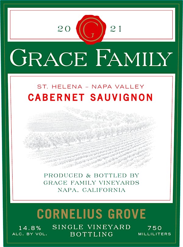 Grace Family Cabernet Sauvignon St. Helena Cornelius Grove 2021 | Wine ...