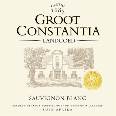 Label for Groot Constantia
