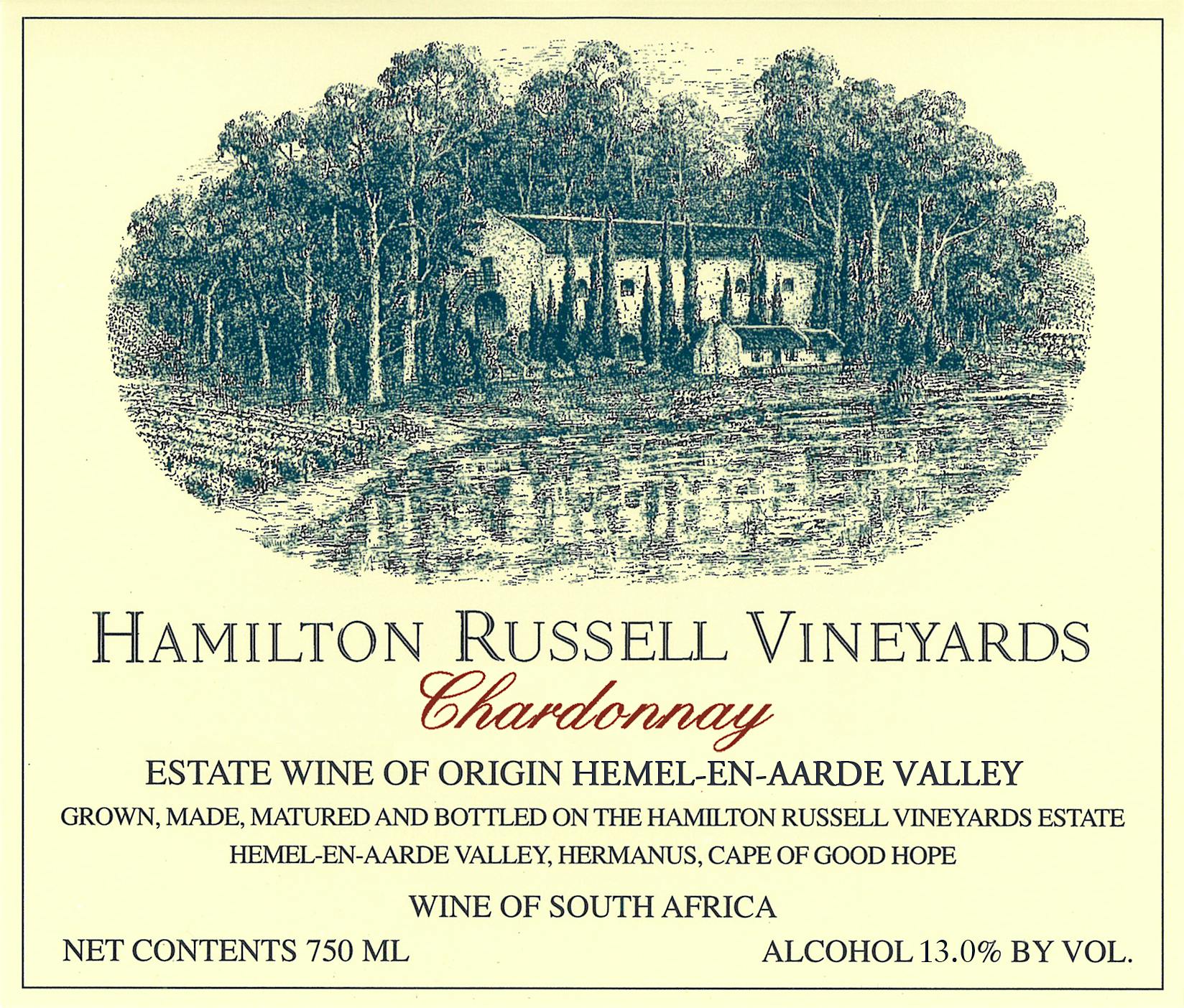 Label for Hamilton Russell