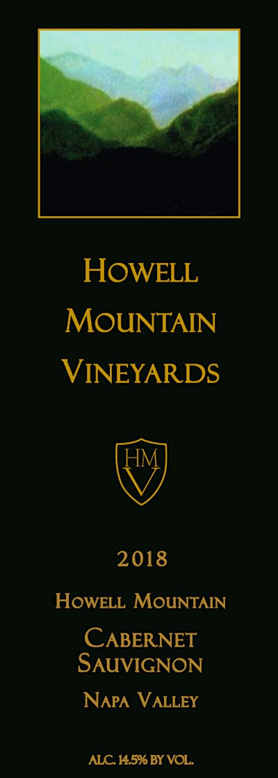 Label for Howell Mountain Vineyards