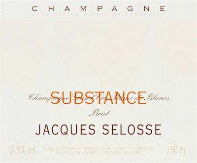 Label for Jacques Selosse