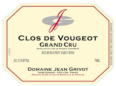 Label for Jean Grivot