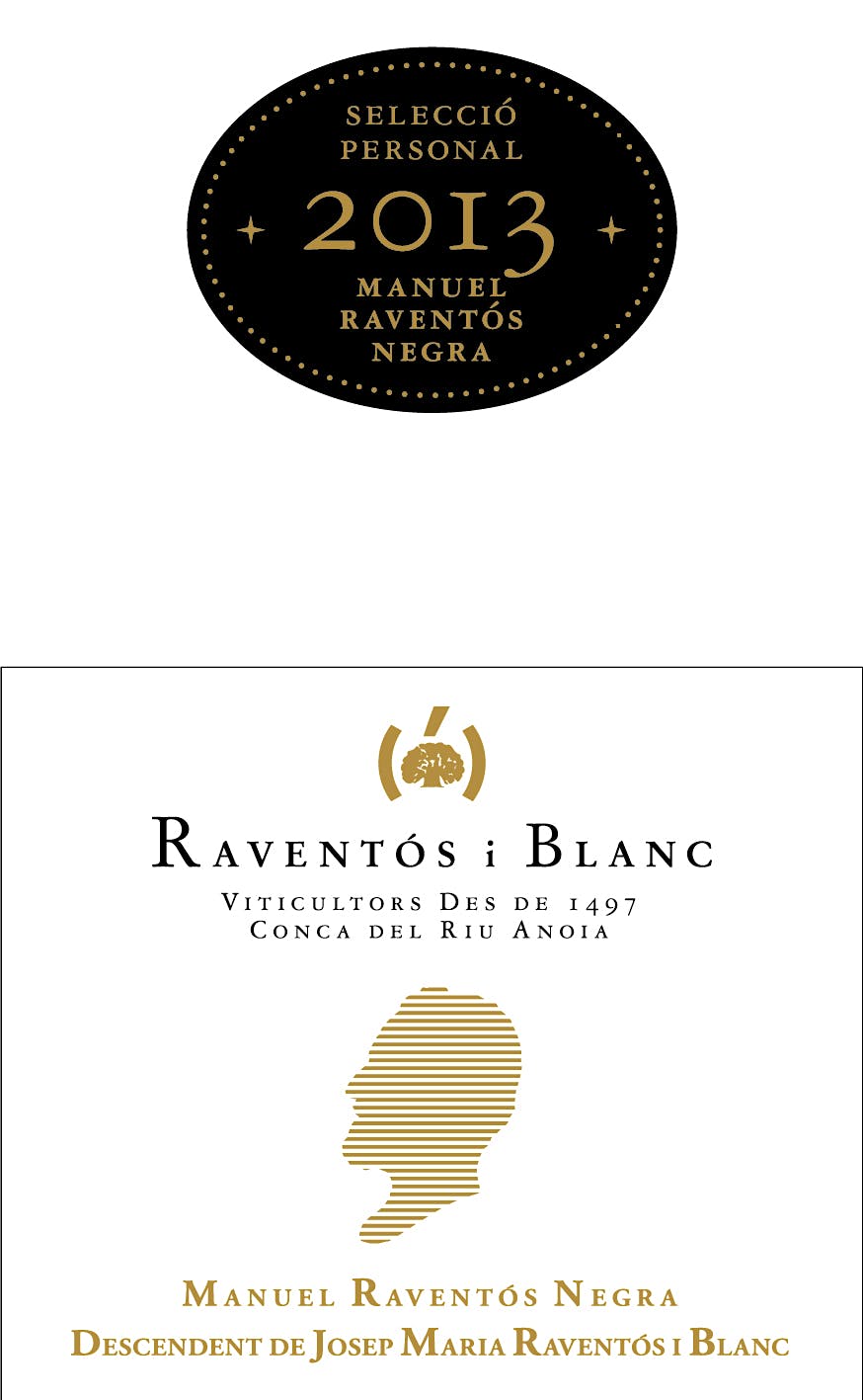 Label for Josep Maria Raventós i Blanc