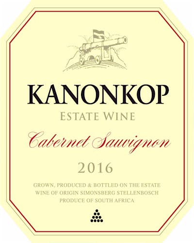 Label for Kanonkop