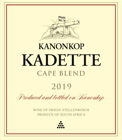 Label for Kanonkop