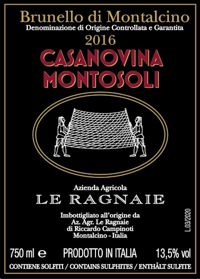 Label for Le Ragnaie