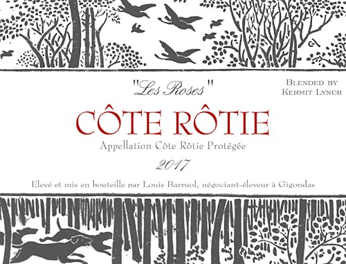 louis-cherry-barruolcote-rotie-les-roses Label