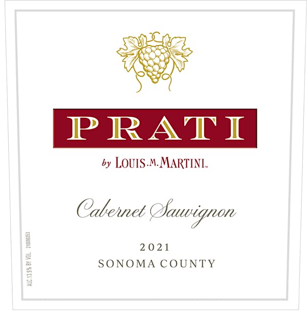 Louis M. Martini Cabernet Sauvignon Sonoma County Prati 2021 | Wine ...