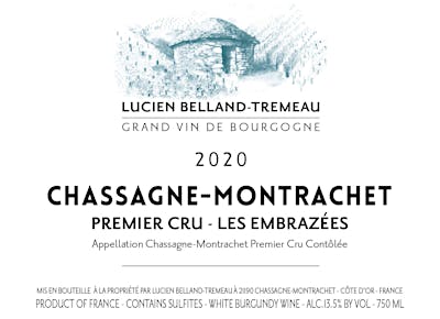 Label for Lucien Belland-Tremeau