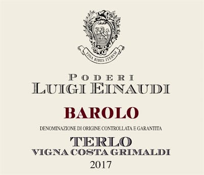 Label for Luigi Einaudi