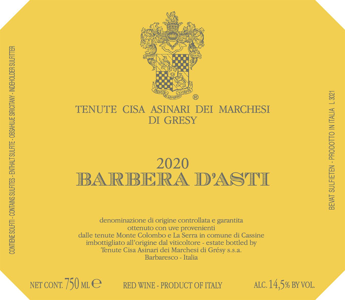Label for Marchesi di Grésy