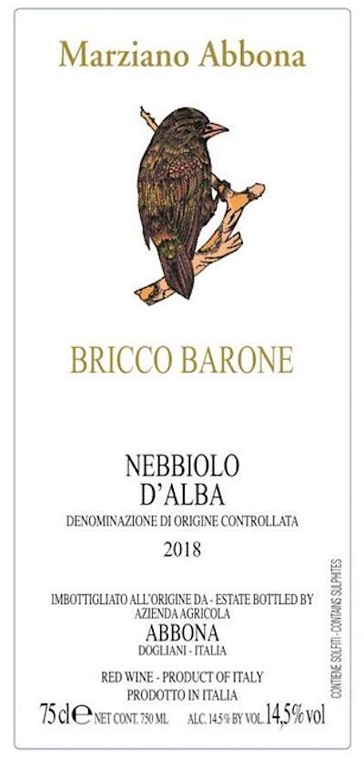 Label for Marziano Abbona