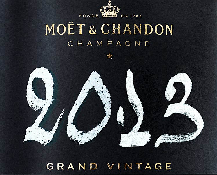 Label for Moët & Chandon