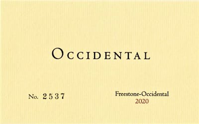 Label for Occidental Wines