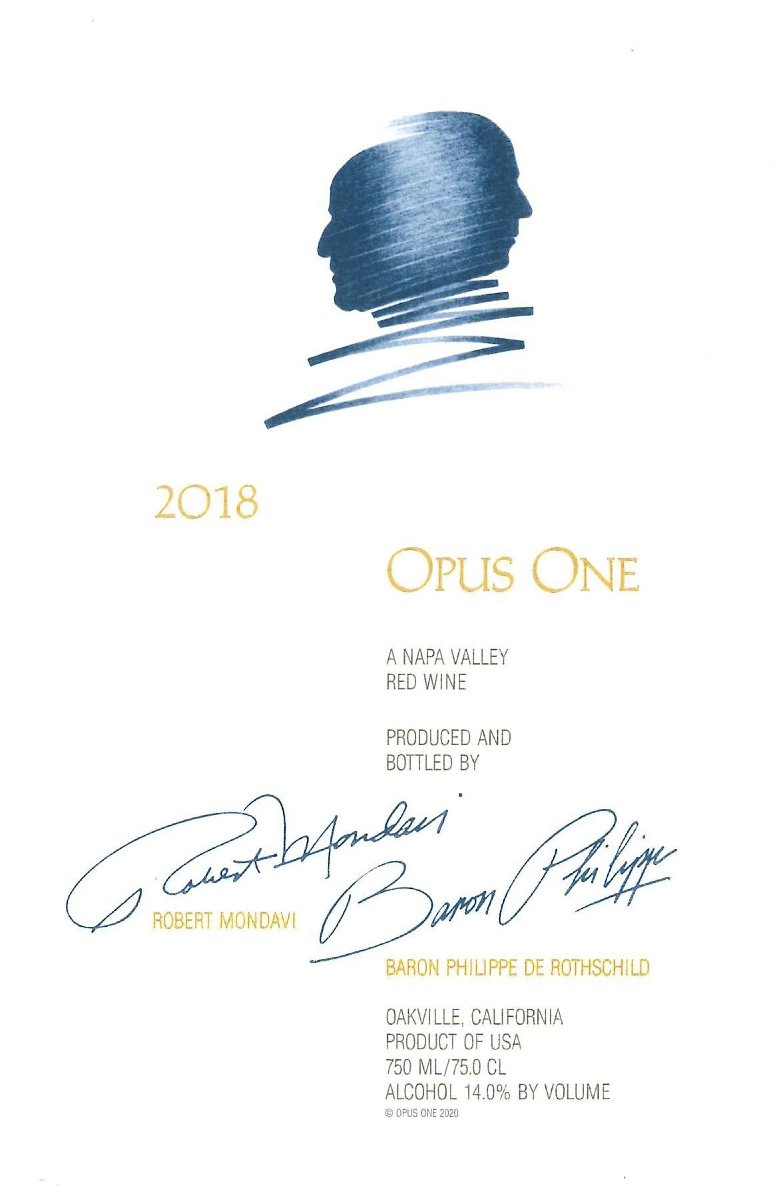 Label for Opus One