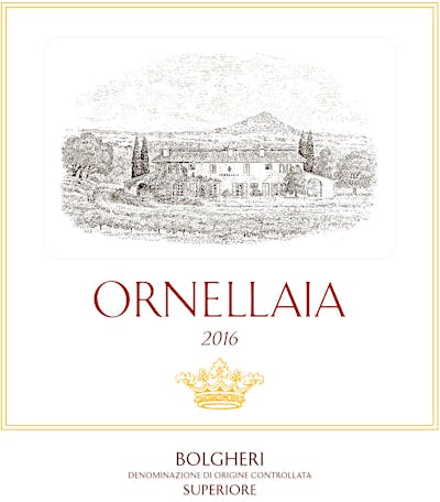 Label for Ornellaia