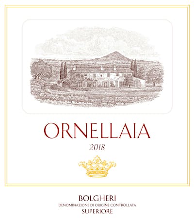 Label for Ornellaia