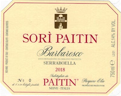 Label for Paitin