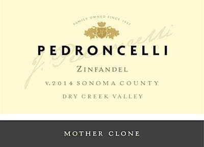 Label for Pedroncelli