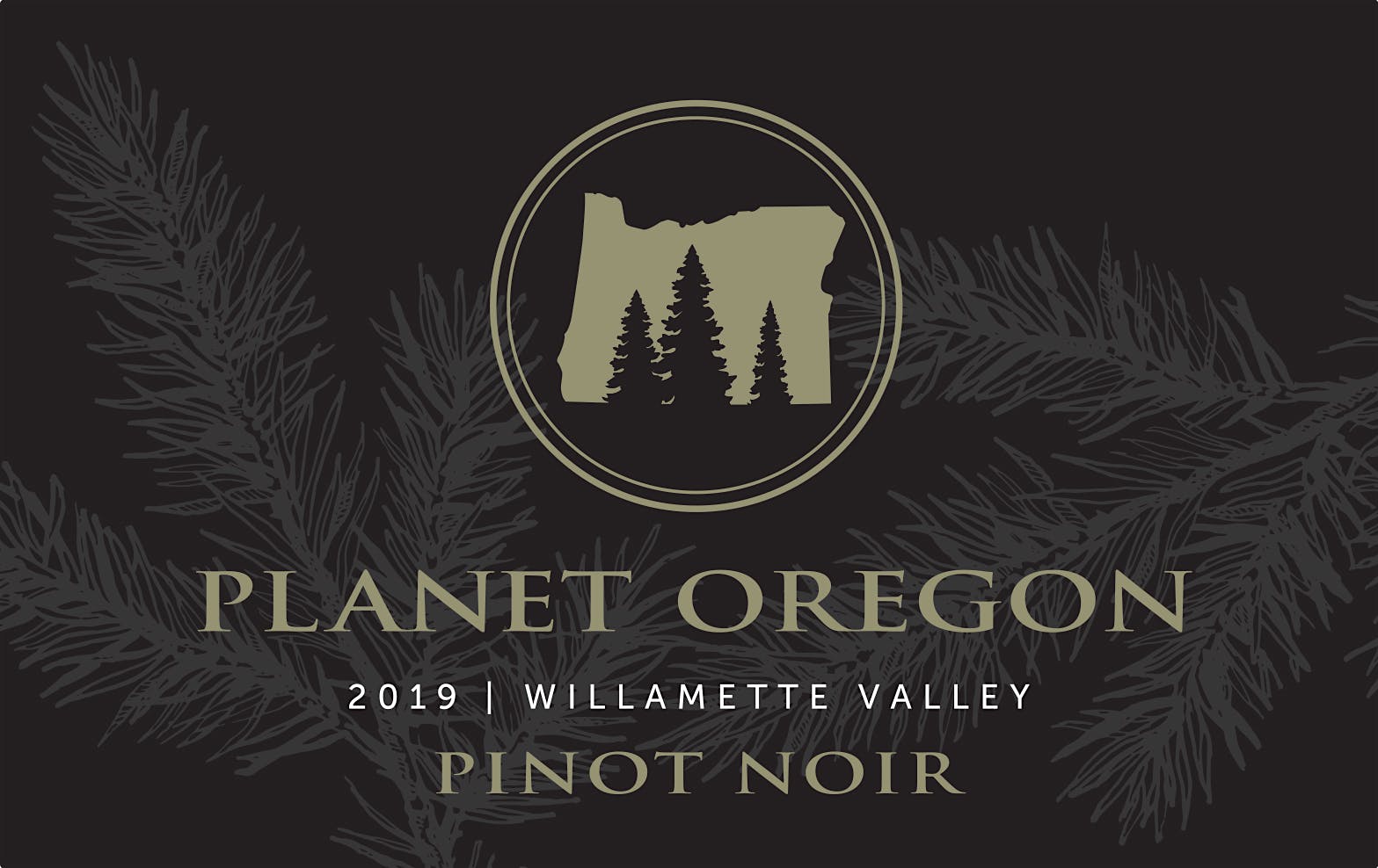 Label for Planet Oregon