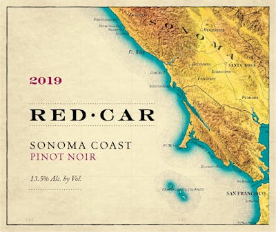 Label for Red Car