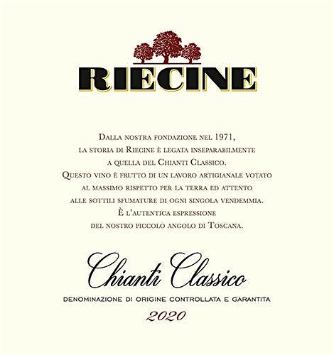 Label for Riecine