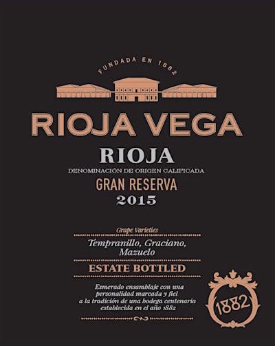 Label for Rioja Vega