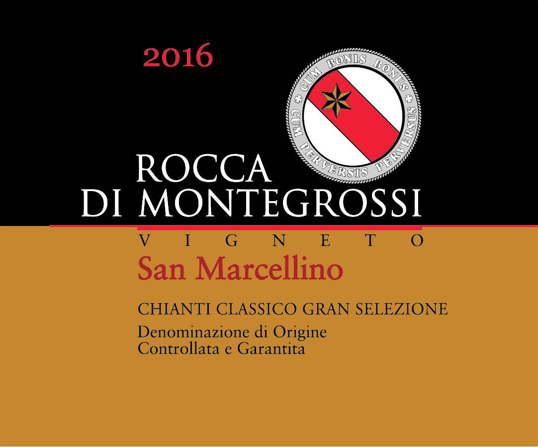 Label for Rocca di Montegrossi