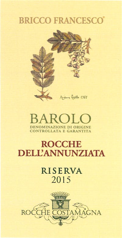 Label for Rocche Costamagna