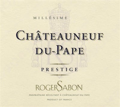 Label for Roger Sabon & Fils