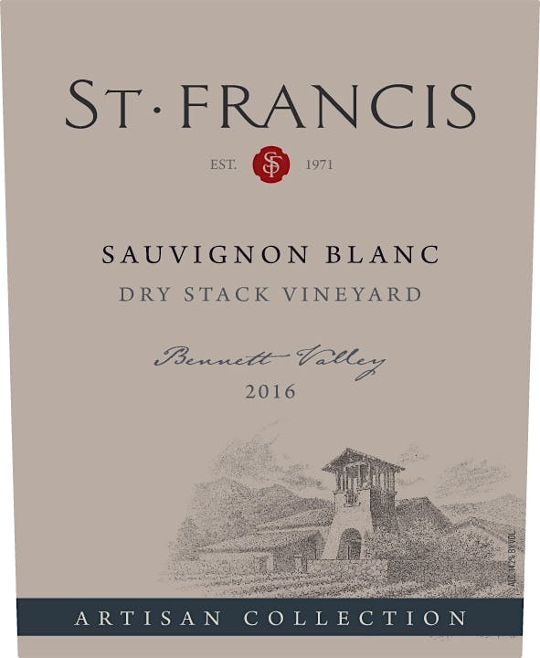 Label for St. Francis