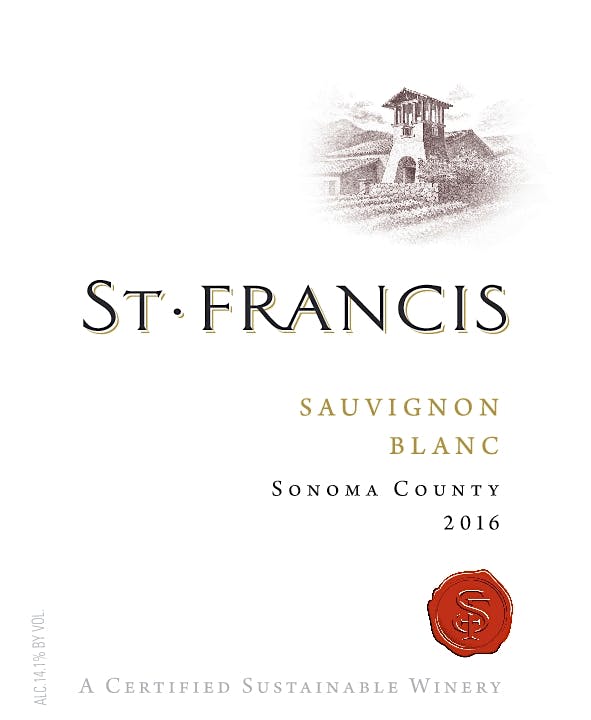 Label for St. Francis