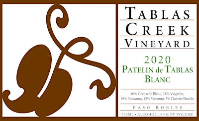 Label for Tablas Creek