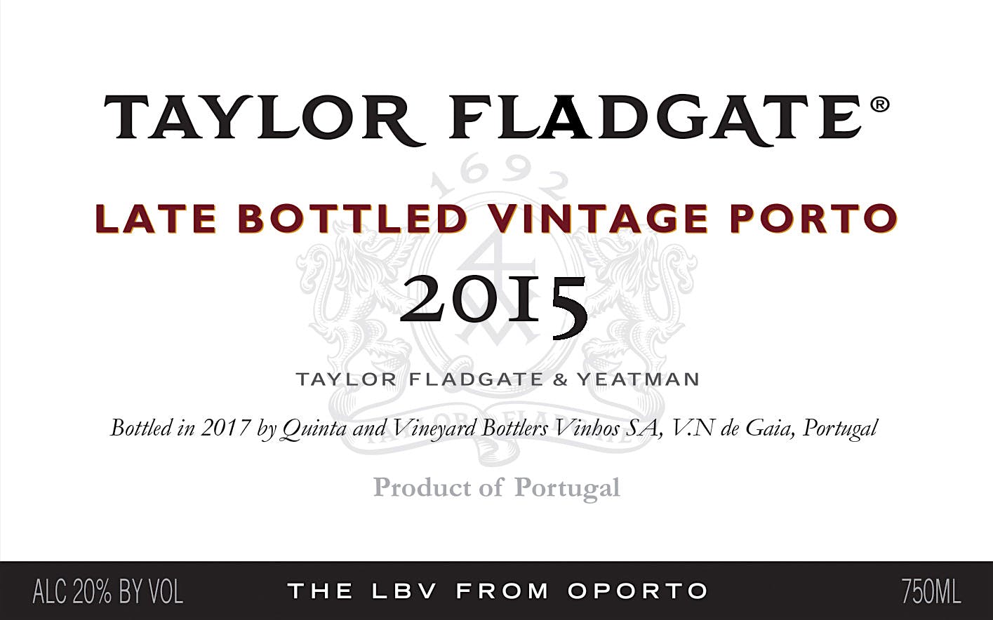 Label for Taylor Fladgate