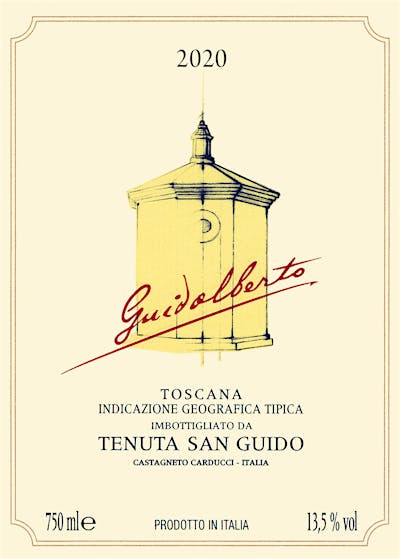 Label for Tenuta San Guido
