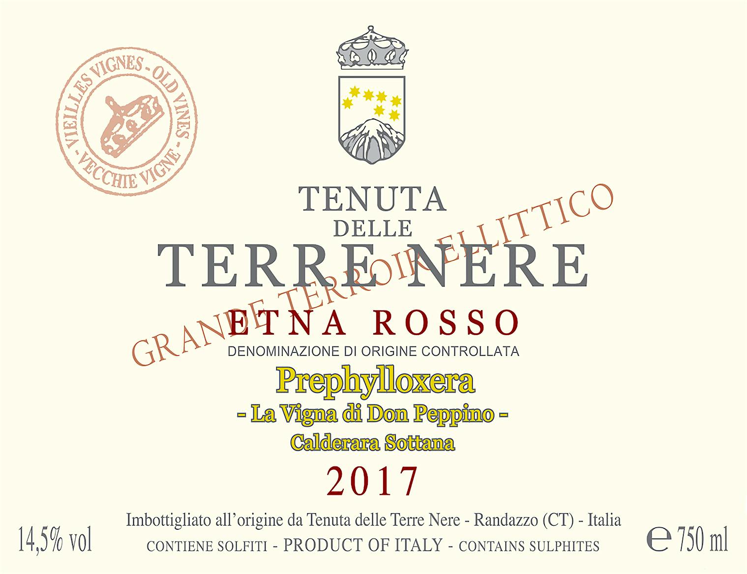 Label for Tenuta delle Terre Nere