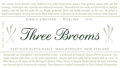 Label for Three Brooms