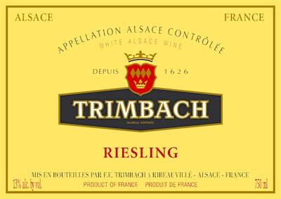 Label for Trimbach