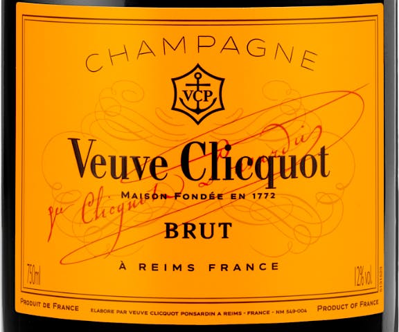 Label for Veuve Clicquot