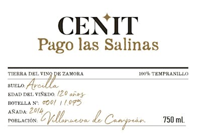 Label for Viñas del Cenit