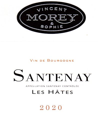 Label for Vincent & Sophie Morey