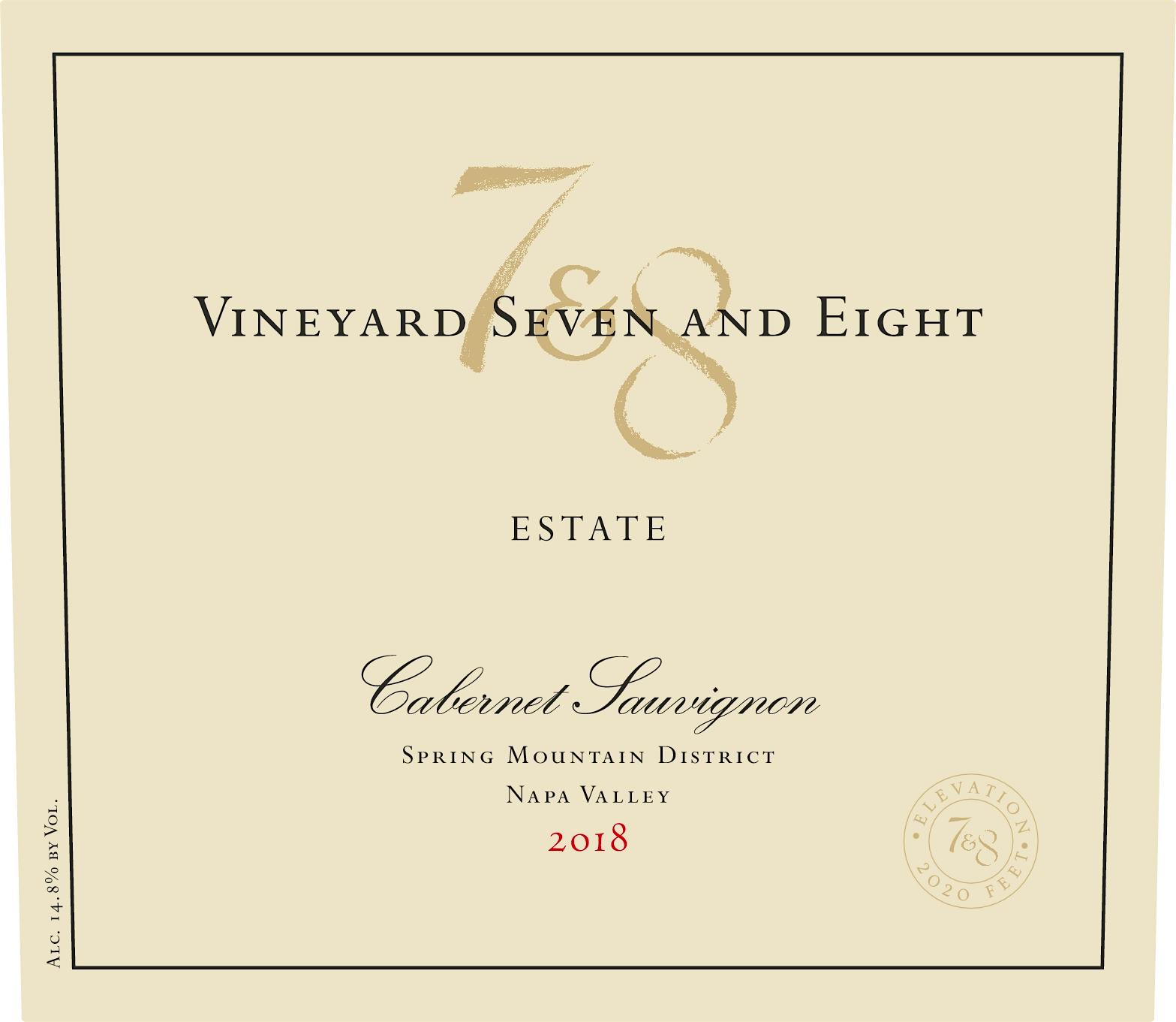 Label for Vineyard 7 & 8
