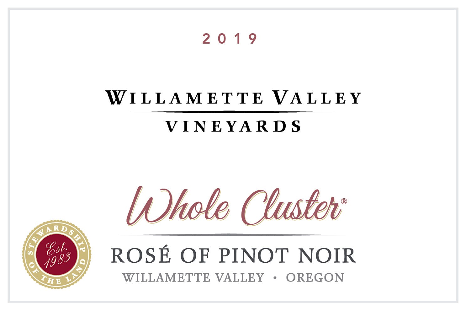 Label for Willamette Valley Vineyards