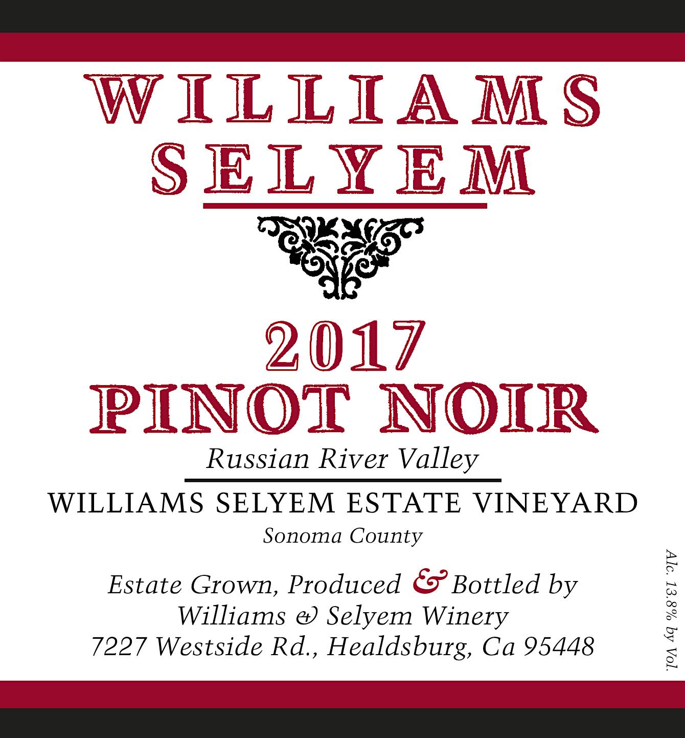 Label for Williams Selyem